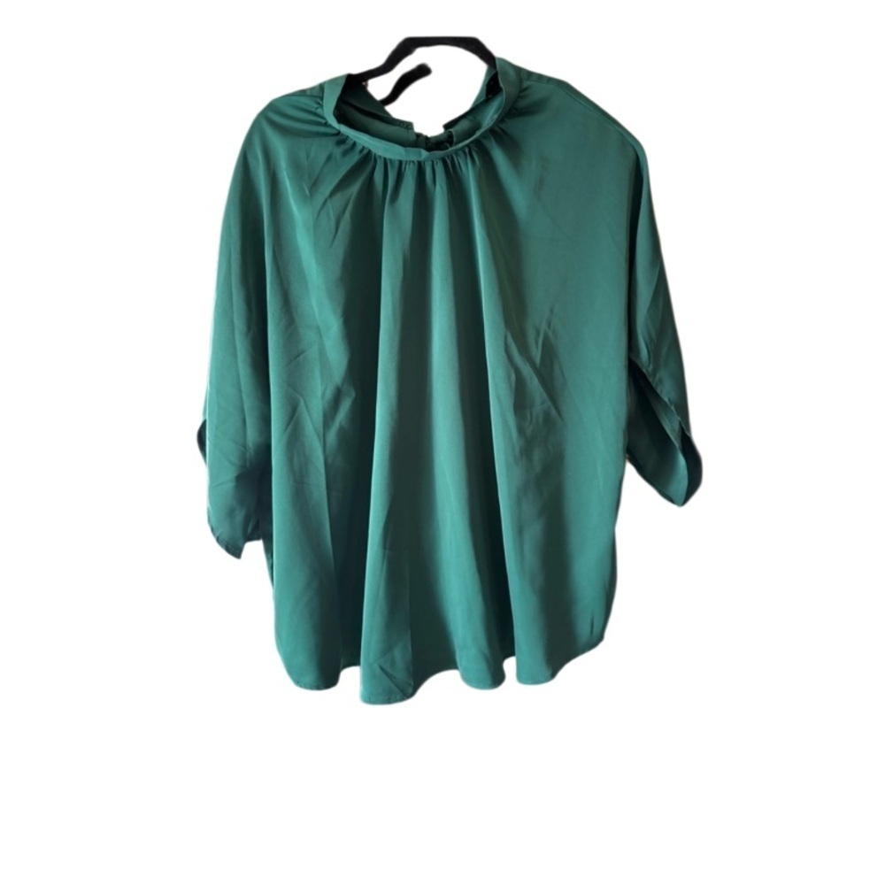 SHEIN plus Elegant Green Women's Top - Picture 3 of 9